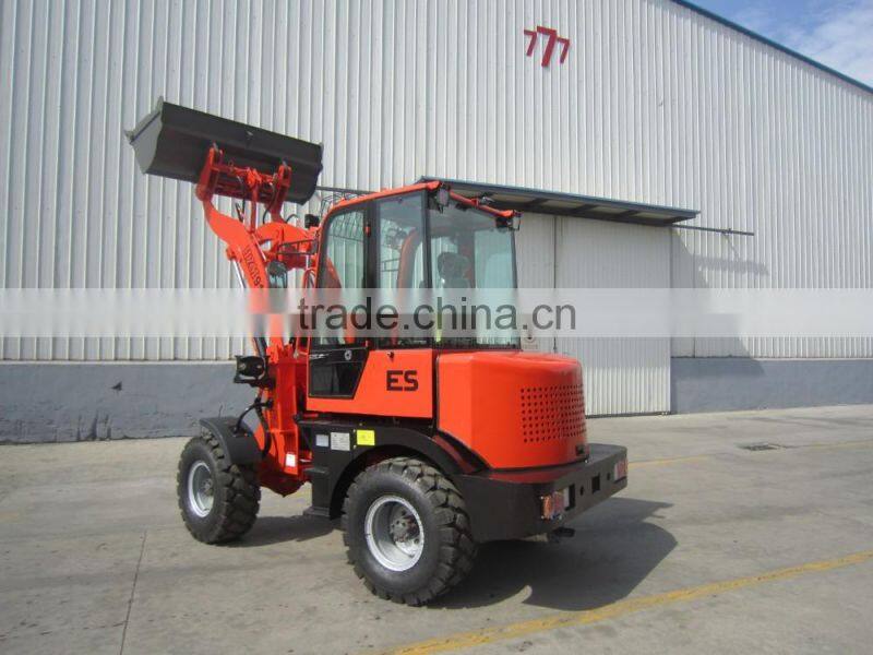 JN912 new type wheel loader ZL12 with big cabin CE ROPS FOPS