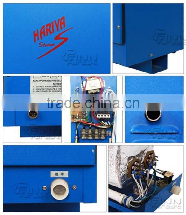 high quality portable HARIYA 9kw steam engine electricity generator sauna sale