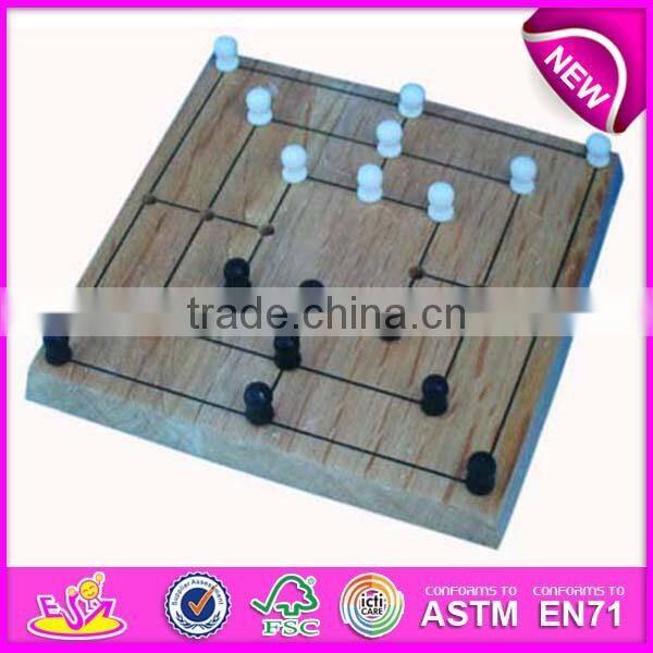 2015 New and popular wooden checker toy for kids,cheap wooden checker set for children,hot sale wooden checker WJ277126