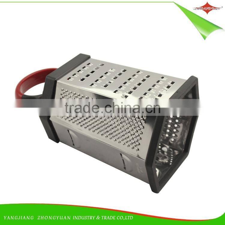 ZY-N5046 Multi-function 6 Sides Kitchen Stainless Steel Vegetable Slicer Grater