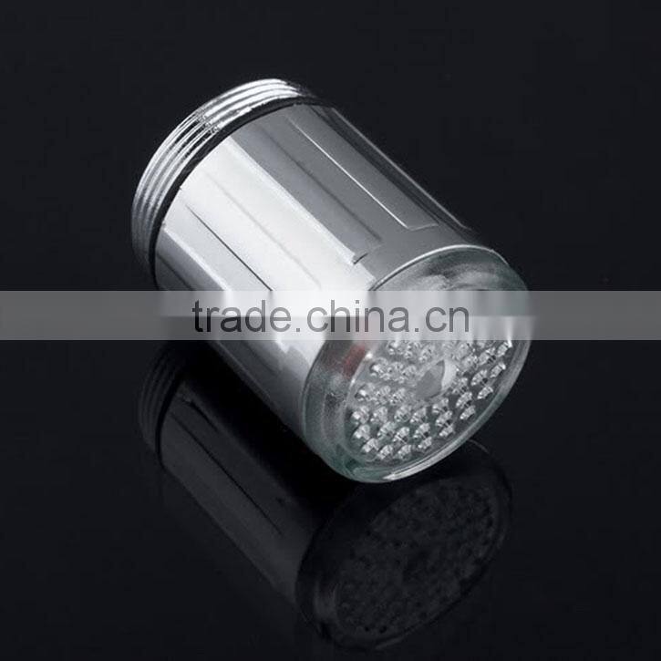 Led Water Faucet light 7 colors Changing Quick Flashing Shower Stream glow led water tap faucet ftic Water Stream Spout Sink Tap