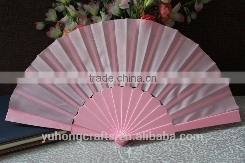Plastic hand fan for advertisement gift