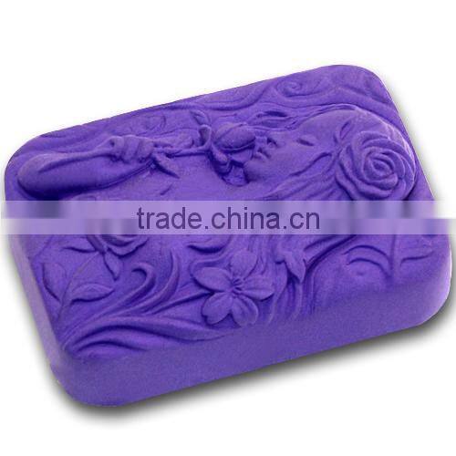 3D beautiful lady handmade silicone soap molds