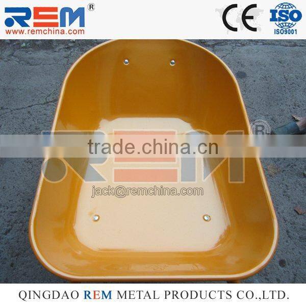 Pneumatic Wheel Wheel Type and Metal Tray Material Bolivia Wheelbarrow
