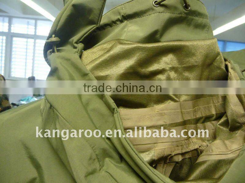 Hooded outdoor waterproof windproof parka jacket