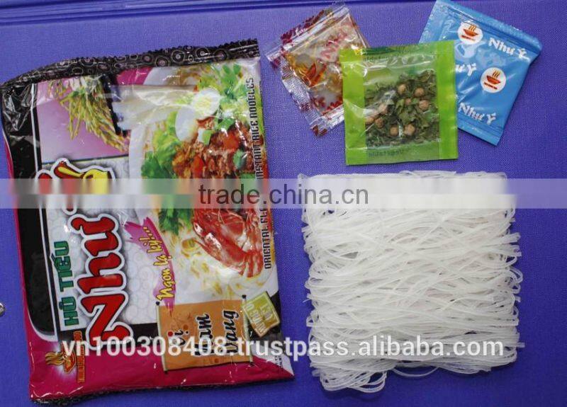 "NHU Y "60 GR INSTANT RICE NOODLE- INSTANT HU TIU