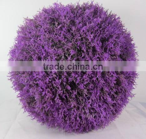 30CM Red Plastic Artificial Hanging Flower Ball Decorative Rose Ball