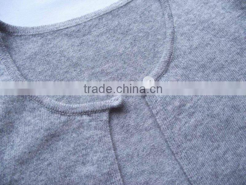 100% cashmere sweater woman (ladies') one button cardigan sweater