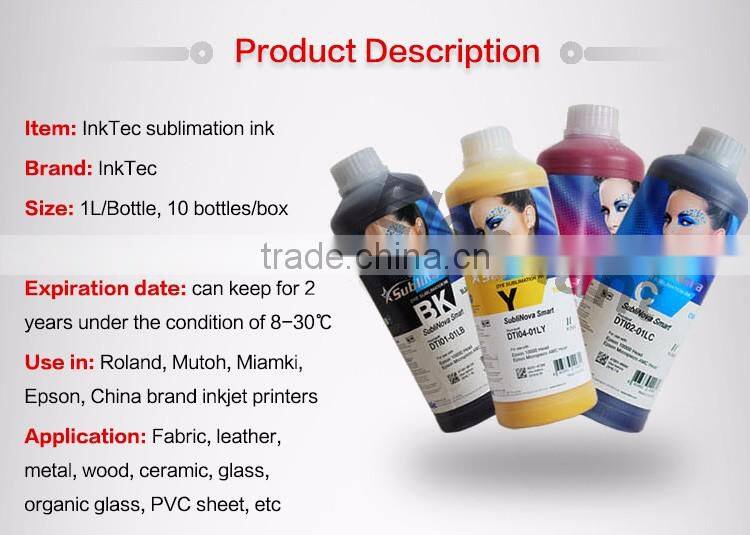 Korea best quality wholesale Sublinova Smart DTI Sublimation Digital Printing Ink DX5 For Transfer Paper