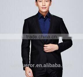 2015 popular black business slim fit suits BSPS0098
