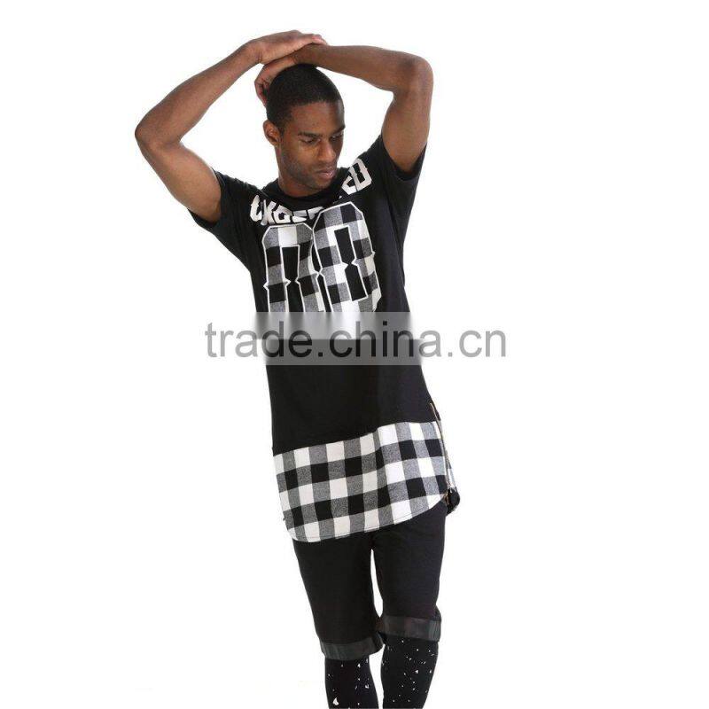 2016 fashion new design youth long tail t shirt