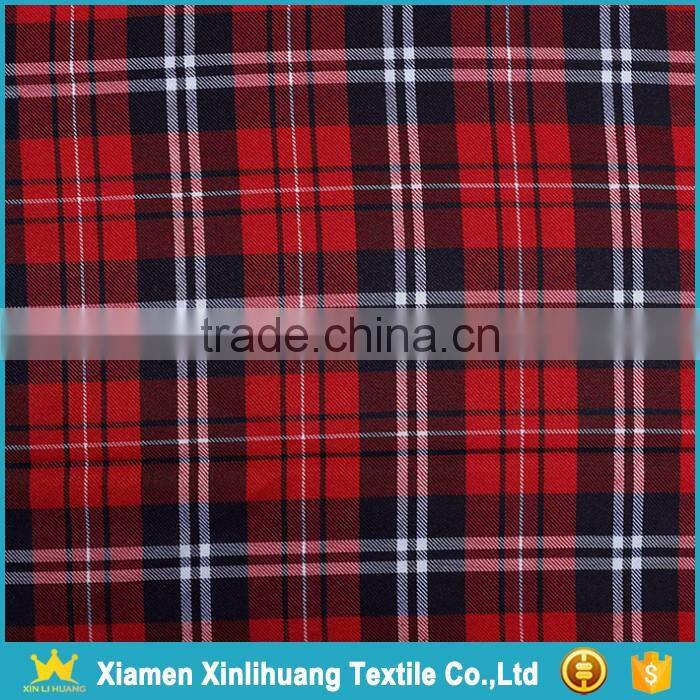 New Item Yarn Dyed 100% Cotton Checked Fabric for School Uniform