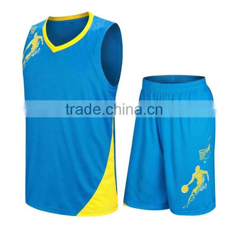 2016 new design basketball jersey uniform
