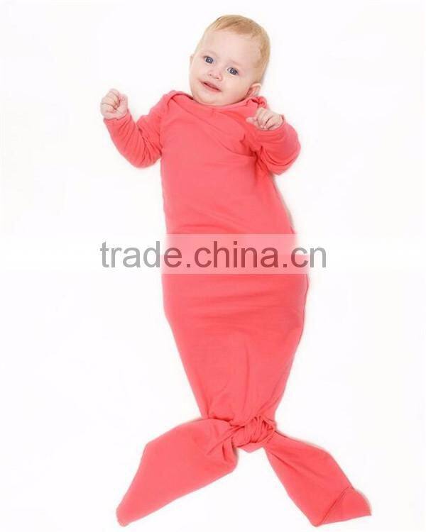 Factory Winter Crochet Cotton Baby Mermaid Tail Blanket Sleeping Bag
