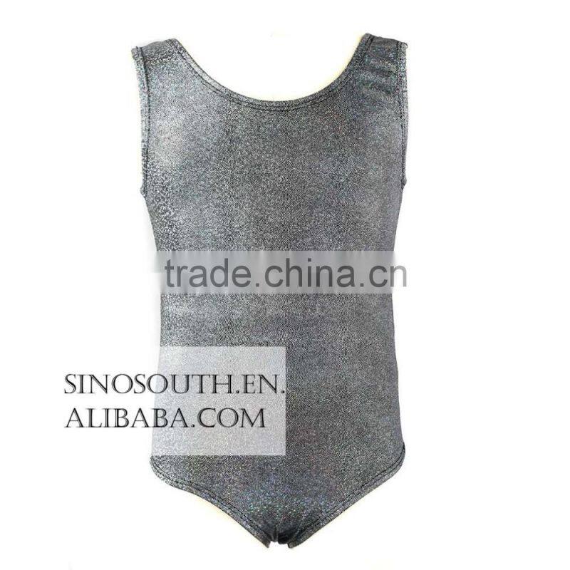 2017 Wholesale Kids Girl's Dance girls Shiny leotard girls gymnastics