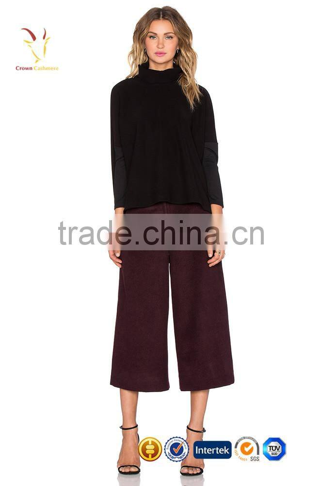 Cashmere Wool Fashion Pants Women 3/4 Women Pants