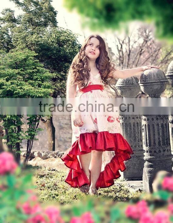 Long Maxi Dress Roses Vintage Dresses For Girls Of 10 Years Old Girls Party Dresses