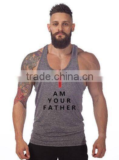 Gym Stringer Tank Top Men Bodybuilding Clothing and Fitness Mens Sleeveless Shirt Sports Vests Cotton Singlets Muscle Tops
