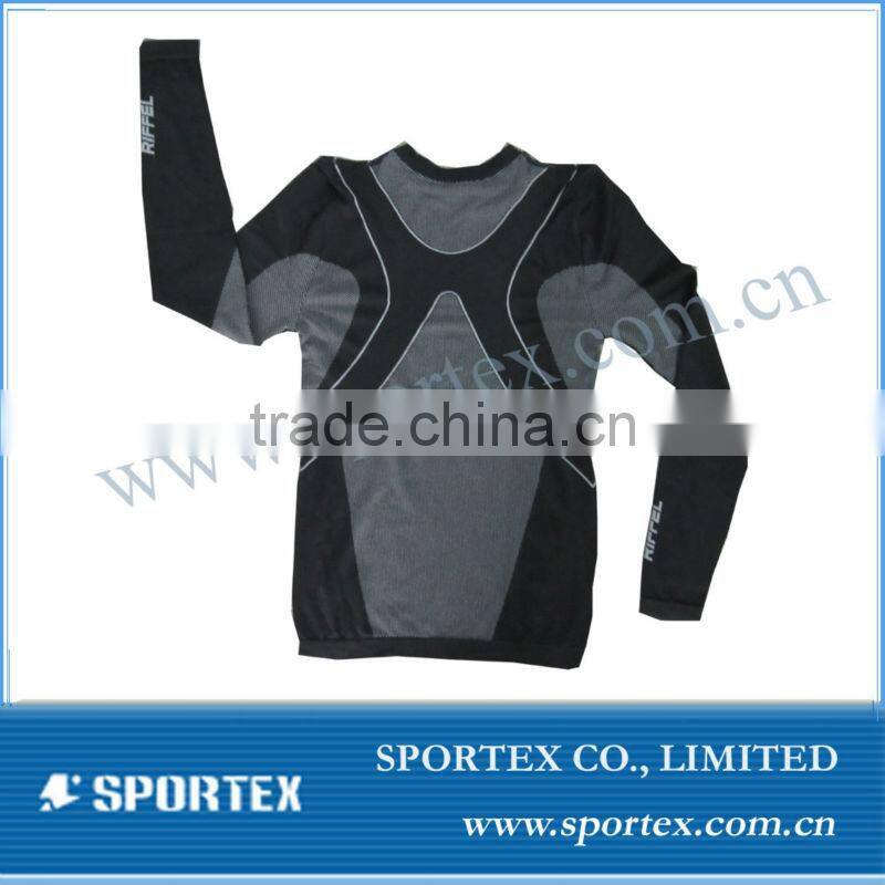 Latest design Men's motorcycling seamless base layer /High quality compression base layer /Seamless sports base layer