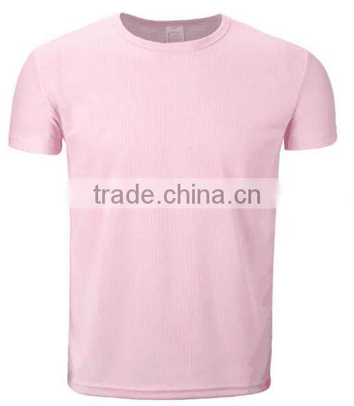 high quality blank quick dry fit t-shirt compression running Custom mans t shirt