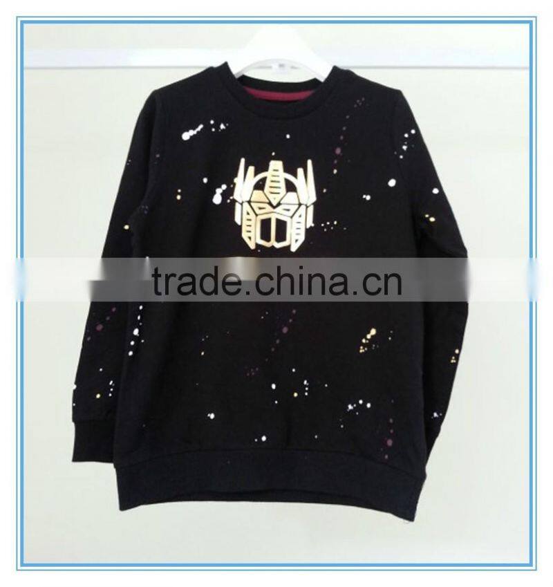 Robot printed crewneck sweatshirt, custom sweatshirt ,custom sweatshirt