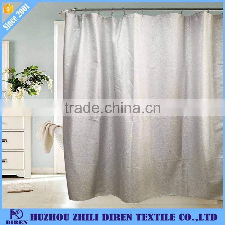 China Supplier Mildewproof Durable Hotel Shower Curtain