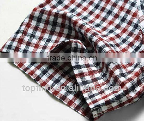 latest new design cotton plaids men shirts shirt manufacturer in China