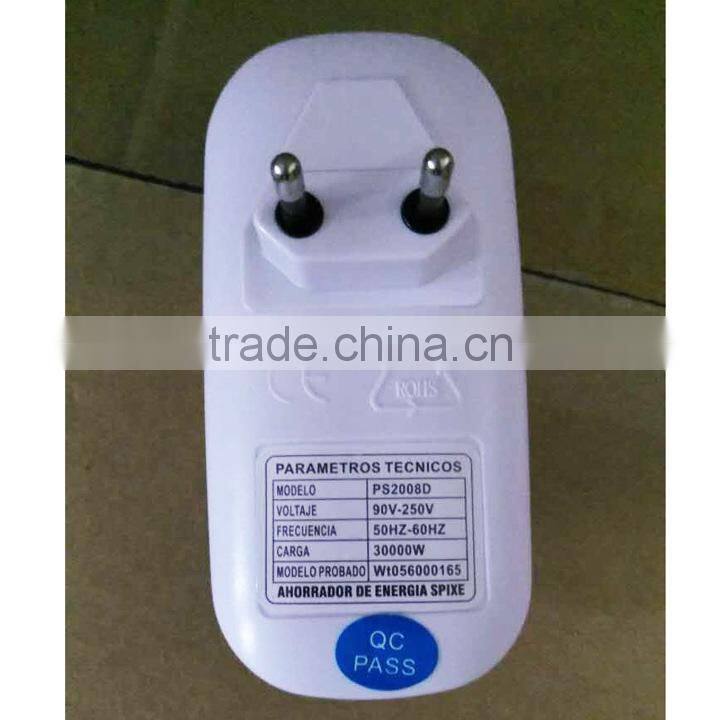 white color 25 KW Power Electricity Energy Saver Saving money Box US UK plug