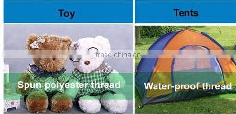 28S/3 tex60 polyester core spun sewing thread