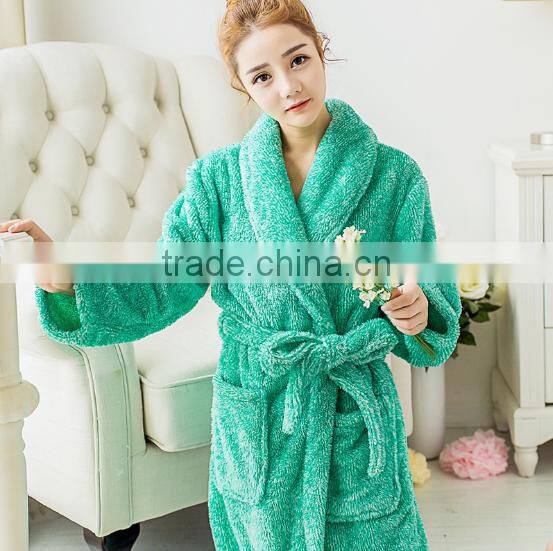 Chinese manufacturer fashionable new design sleep wear bathrobe