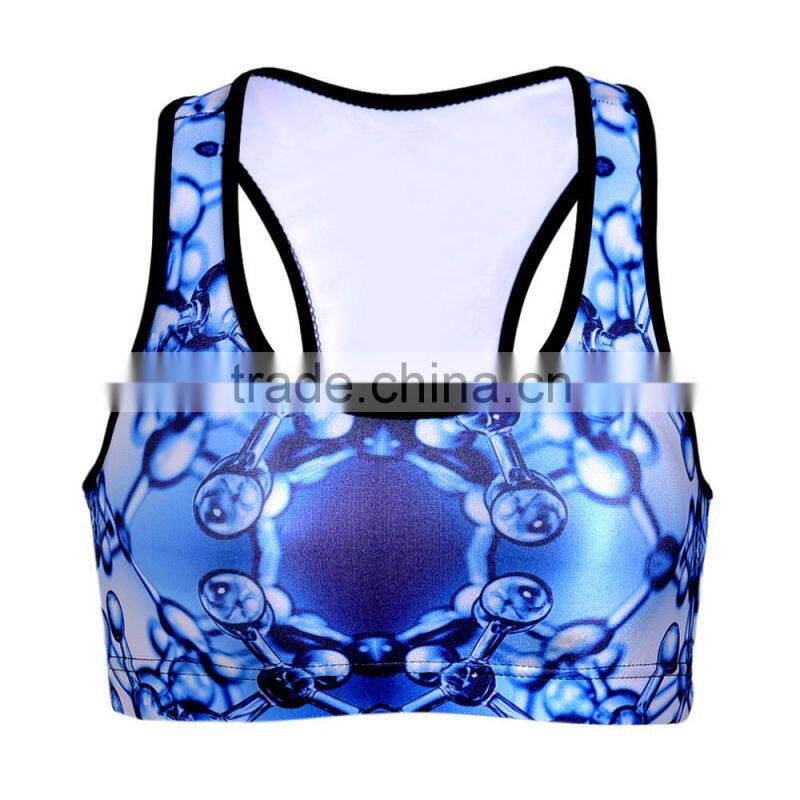 2015 Oeko Comfortable Quick Dry Breathable for women fitness wear Lady's Sports Bra S131-68