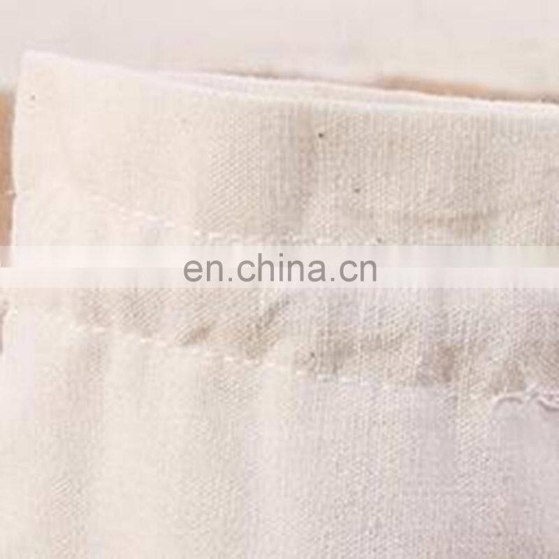 Customer White Printed Wholesale Drawstring Canvas Shoe Bag