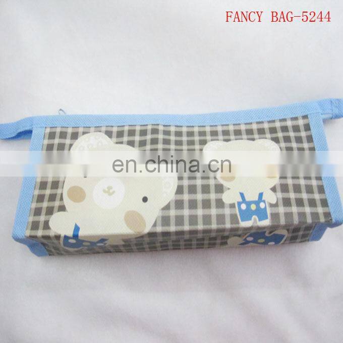 Custom Grils Non woven Printed pencil bag cheap Wholesale