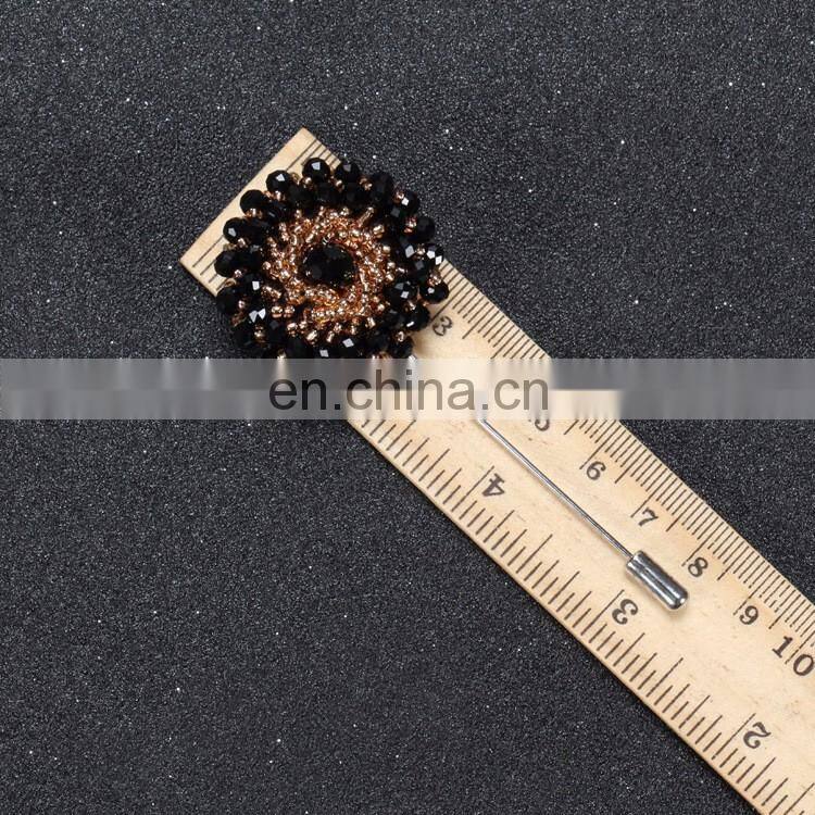 China wholesale brooch custom rhinestone brooches for men