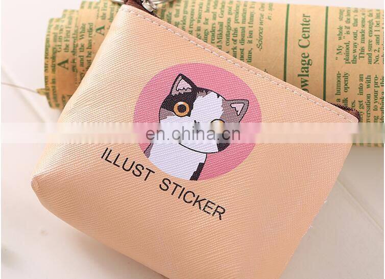 Kawaii CUTE Little Cats PU Coin Purse Wallet Pouch Case BAG Lady's Pocket Change Bags Pouch