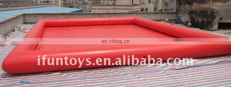 Inflatable hamster ball pool