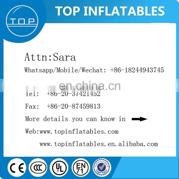 TOP Inflatable Cheap yellow black inflatable paintball obstacle