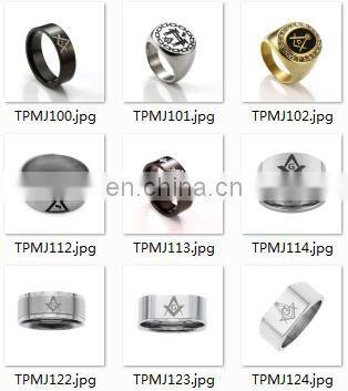 Customizable 316l Stainless Steel Freemason Masonic Jewelry