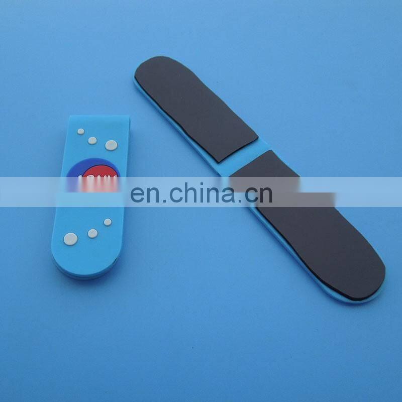 cutsom rubber logo magnet paper clip for promotion gifts