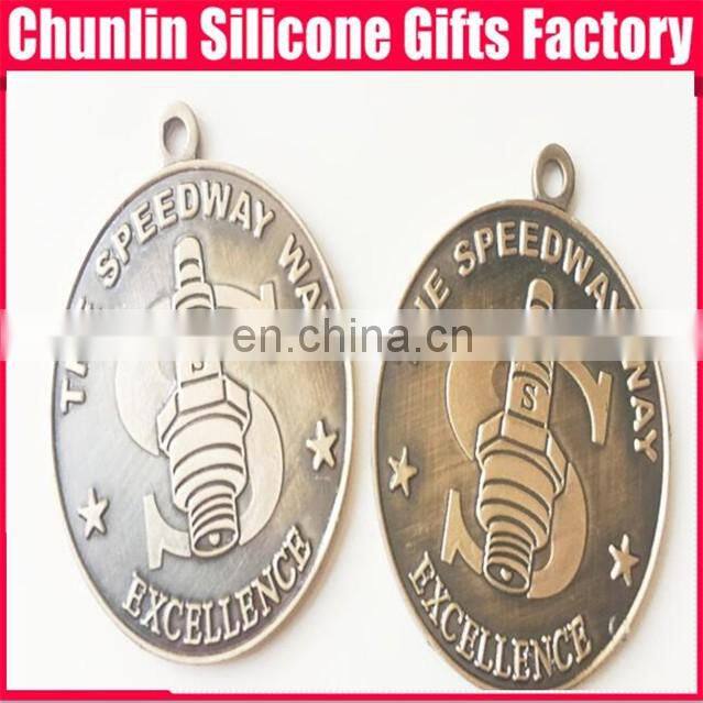 magnetic engraved metal medal