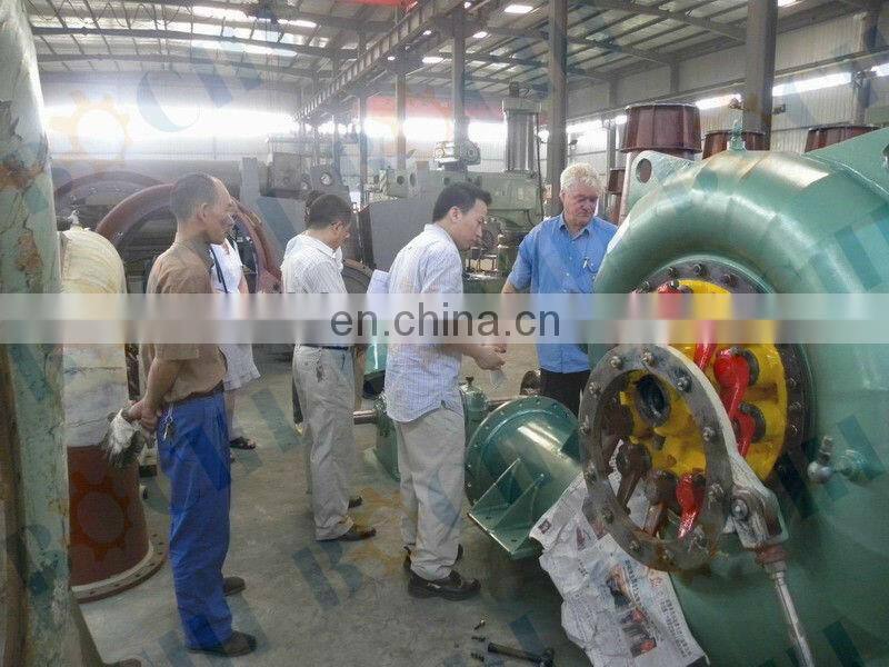 custom water turbine for hydroelectric plants