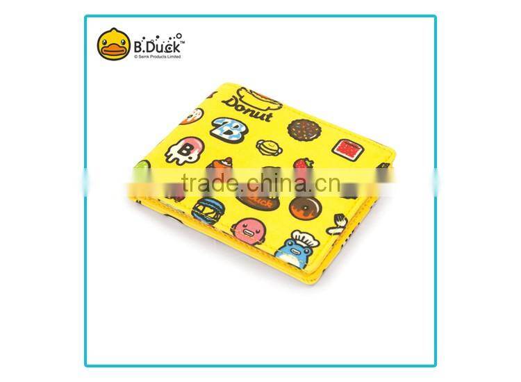 B.Duck canvas pu nylon material promotional coin purse for ladies