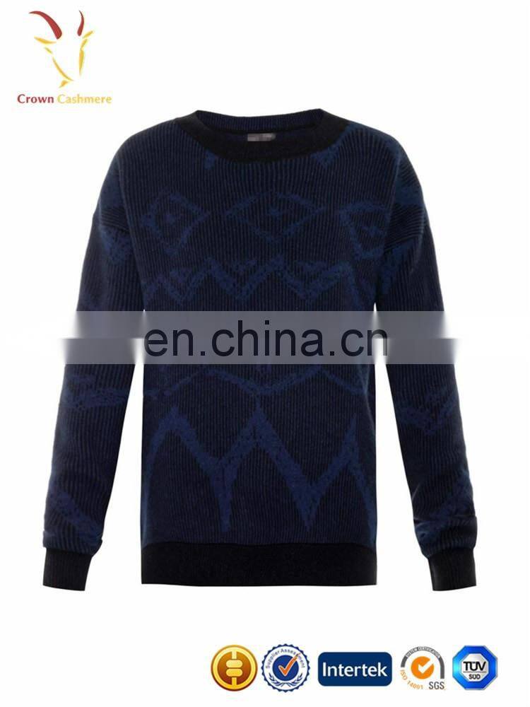 Winter Intarsia Pullover Sweaters for Women's