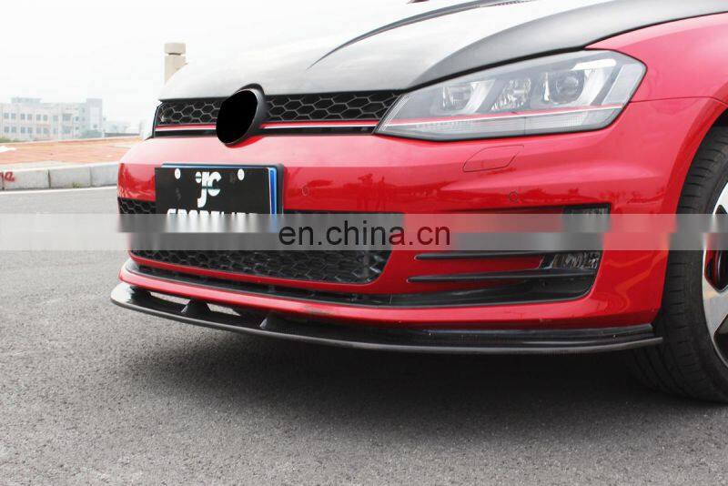 Modify Luxury Car Carbon fiber Front lip for VW MK7 GTI