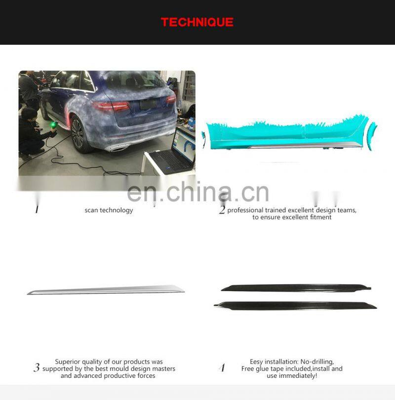 JC Sportline Carbon Fiber F52 M TECH Side Skirts for BMW 1 Series Sedan 2019 2020