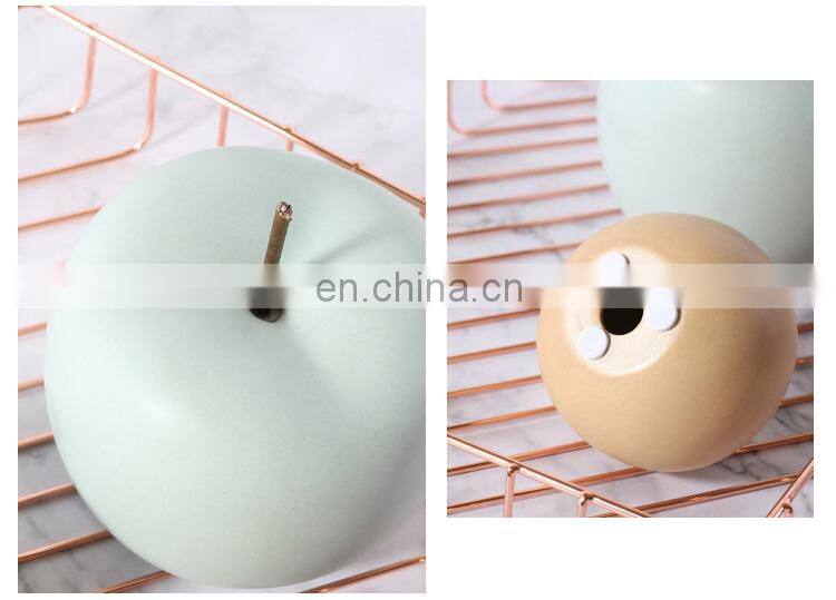 ceramic apple decoration porcelain artificial fruit ornaments
