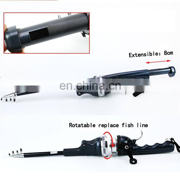 high quality foldable and collapsible telescopic fishing rod