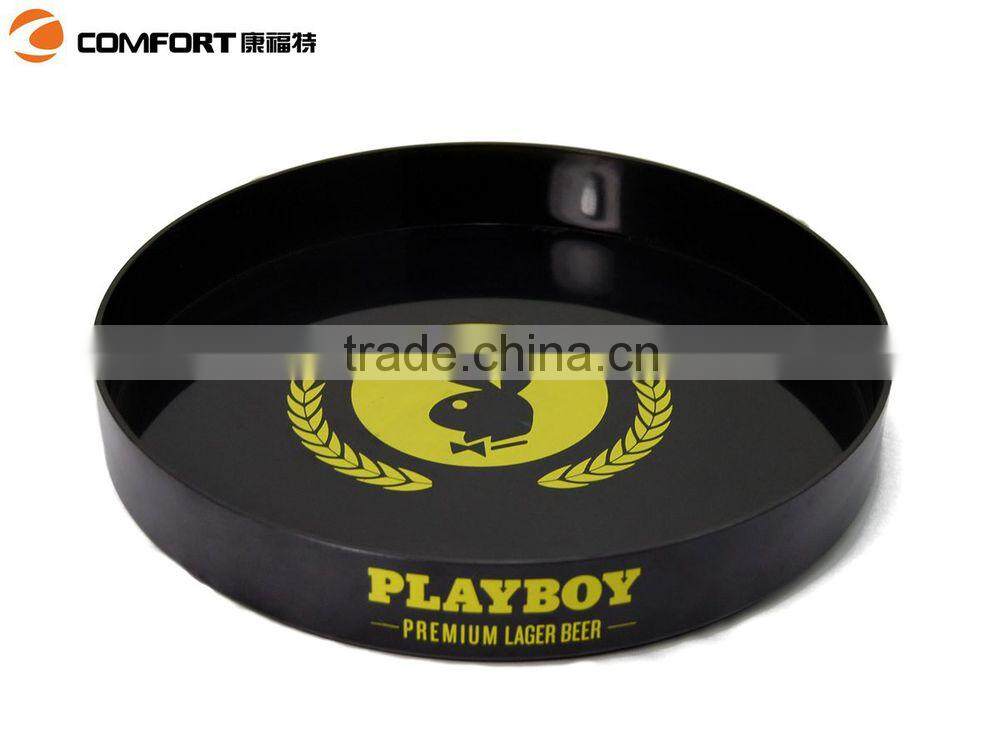 round bar tray popular use plastic serving tray