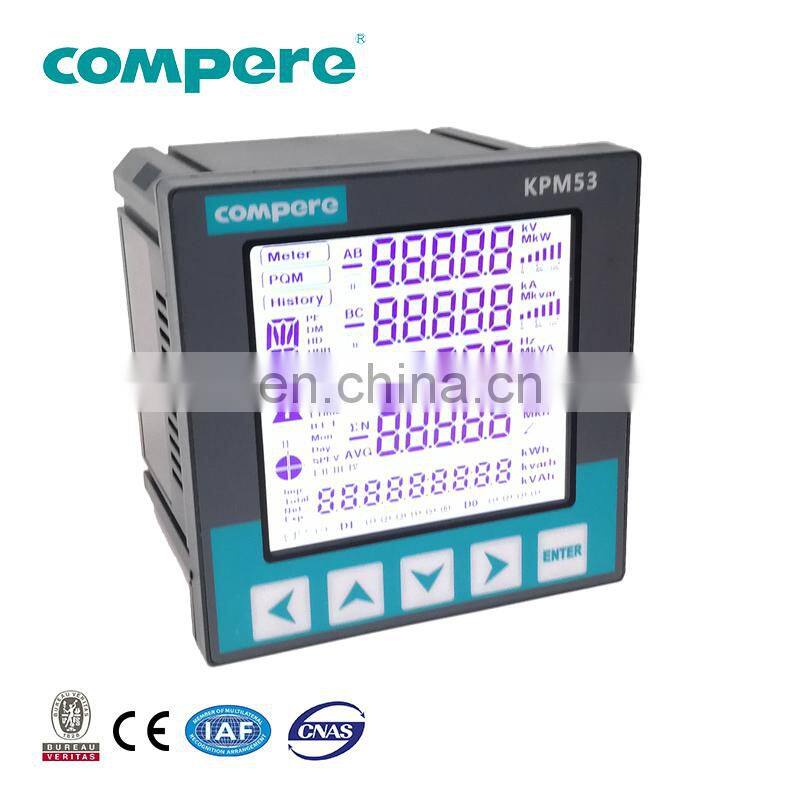 KPM53 Series Three-phase Smart Panel Power Meter Monitor Energy Consumption For Smart Distribution System