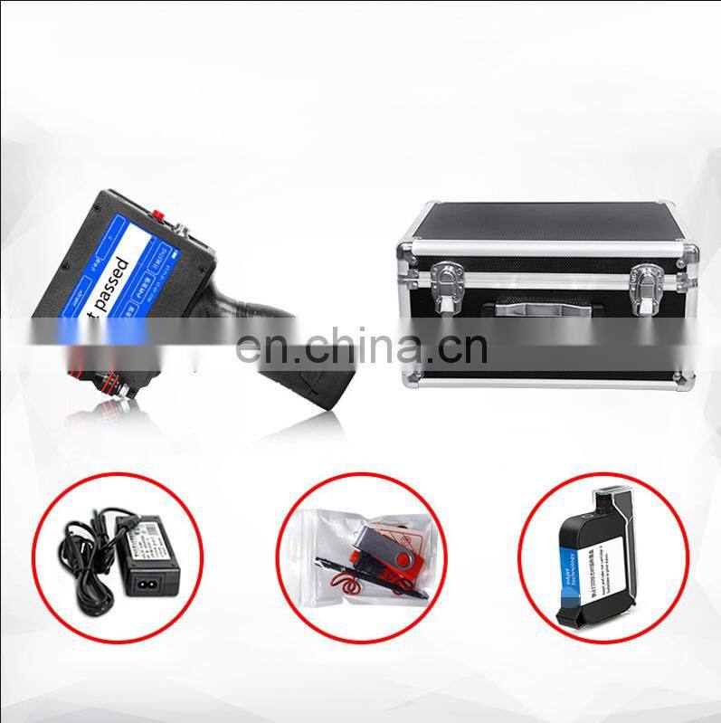 M3S English Version + Original Quick Drying Ink Cartridge Optional Ink Color Handheld Inkjet Printer